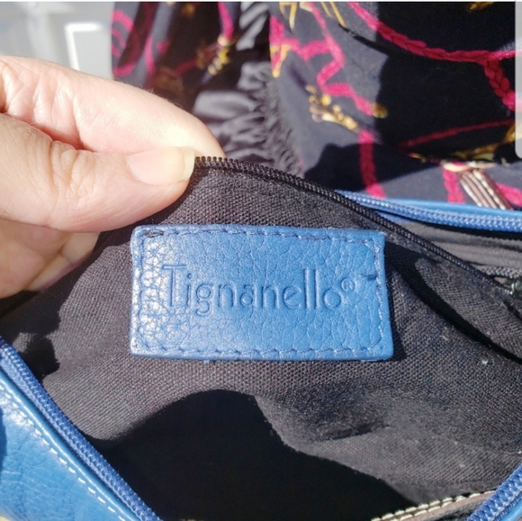 Tiganello Blue mini Shoulder Purse - Picture 3 of 3